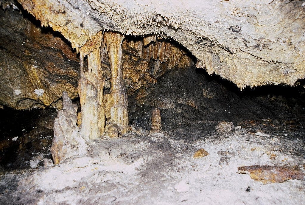 inside of cave at the Church of St. John the Baptist commemorate festival of her birth at Herakleia, Greece