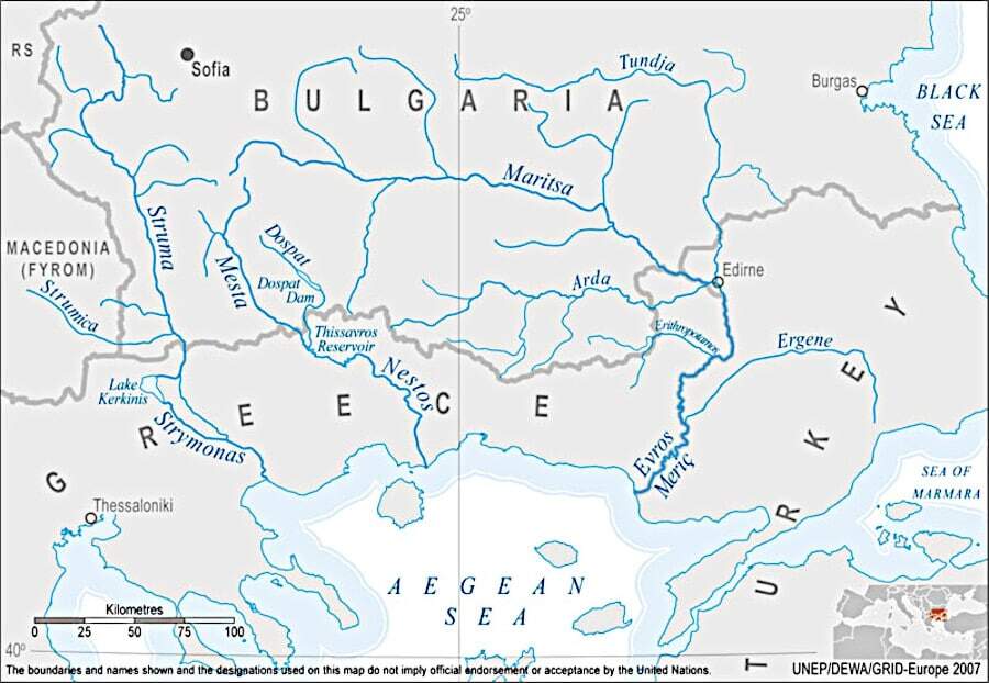 Nestos River food tours - Gastronomy Tours 47. nestos map greece - Gastronomy Tours