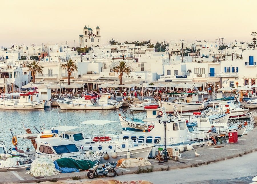 Port of Paros Greek island in the Aegean Sea - Gastronomy Tours
