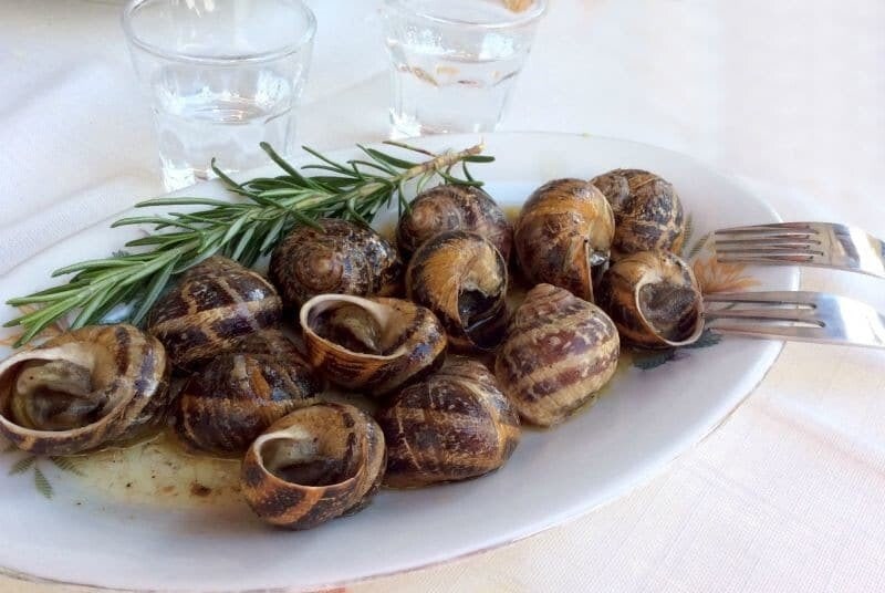 Glossary - Gastronomy Tours Bourbouristi snails or Chochli: The Most Famous Cretan Snail Dish