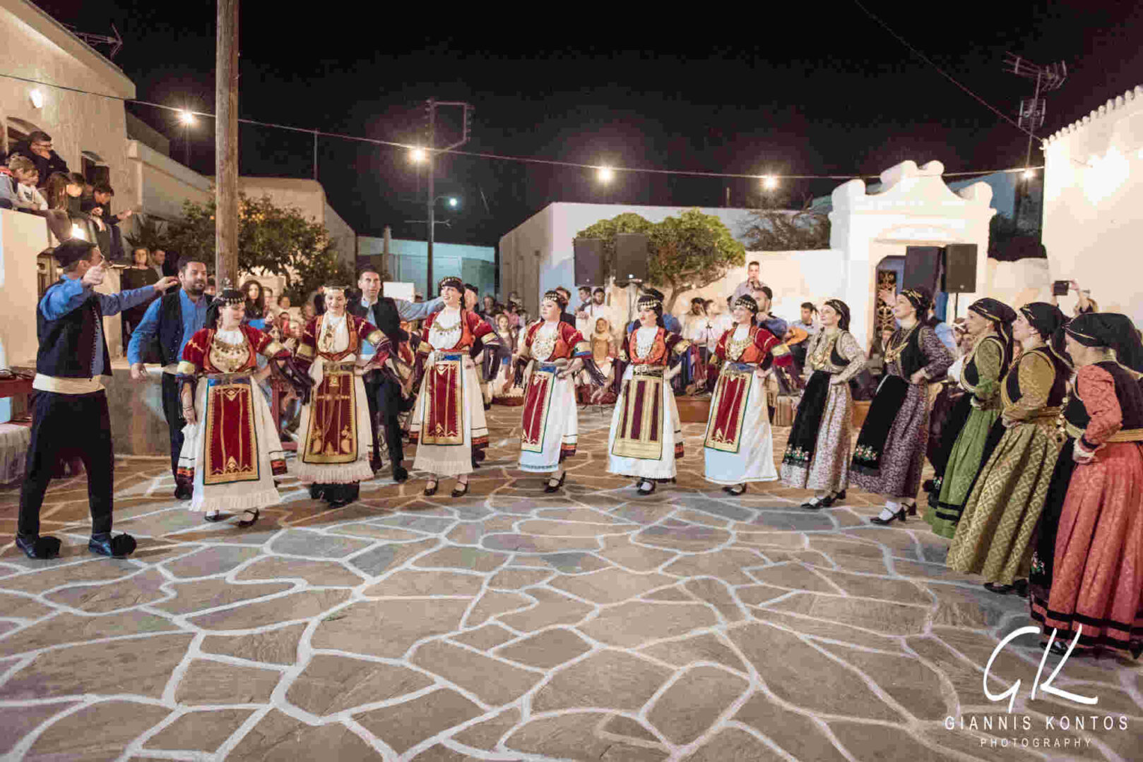 Kythnos, Loutra, The Saints Anargyri Festival - Gastronomy Tours Dancing at the saints anargyri festival in Kythnos