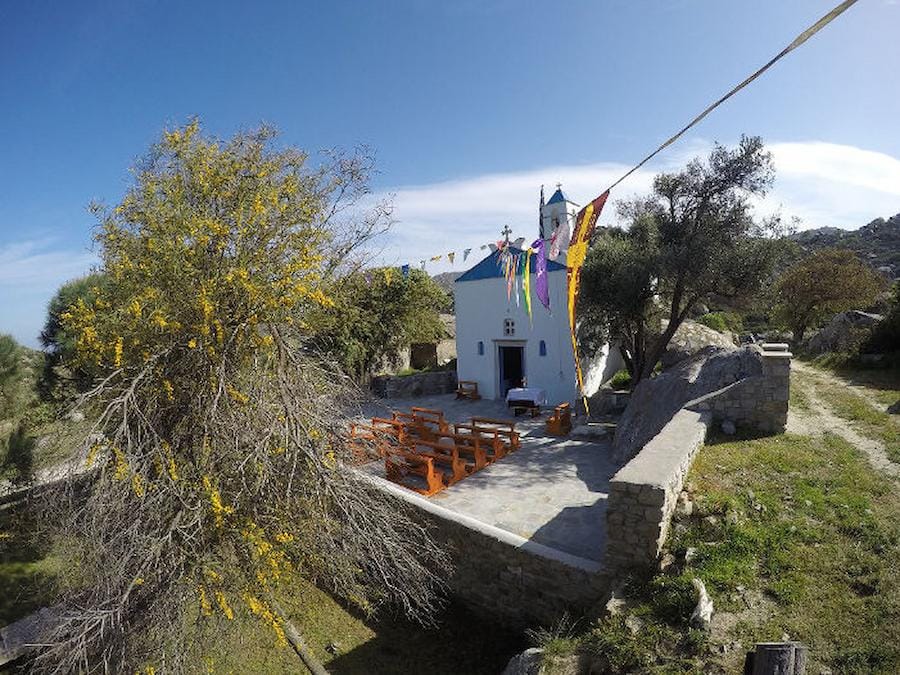 Tinos, Volakas, Festival at Panagia Kalaman - Gastronomy Tours Volakas