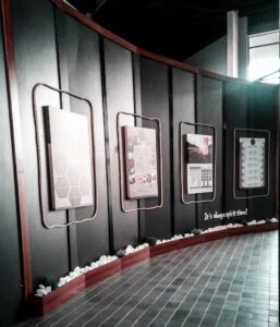 posts on the wall of 'Dorodouli Tsipouro' inside