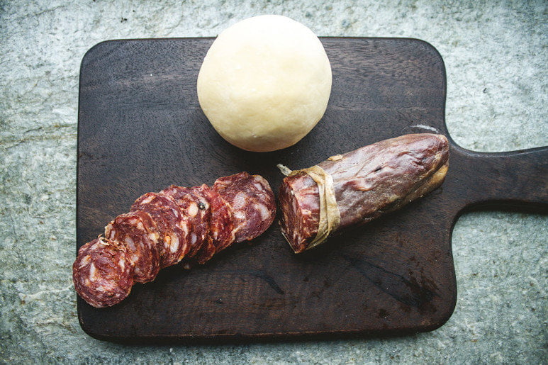 Saltsisi – Traditional Pork Sausage from Tinos - Gastronomy Tours Greek ‘saltsisi’ means the strong