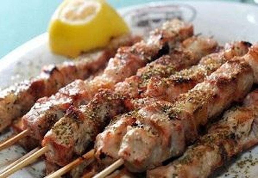 Souvlaki - Gastronomy Tours Greek ‘souvlaki’ means chunks of meat are cut evenly and skewered on wooden stick and then grilled|