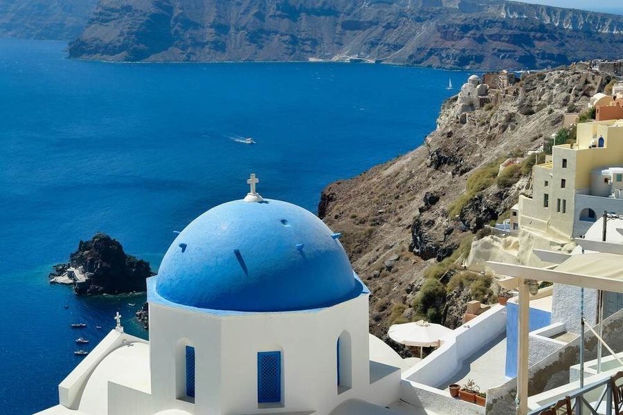 From Blue Domes to Volcanic Wines: A Santorini Adventure - Gastronomy Tours From Blue Domes to Volcanic Wines: A Santorini Adventure