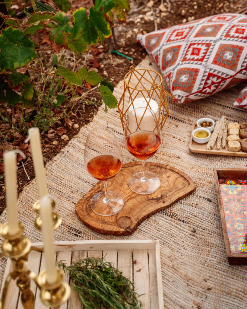 Wine Picnic in the Vineyards at Scalarea Estate, Heraklion
