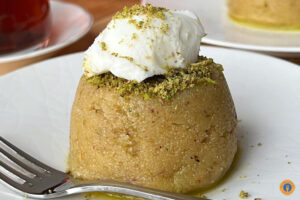 Halva Simigdalenios (semolina) - Gastronomy Tours IMG 7953 Copy - Gastronomy Tours