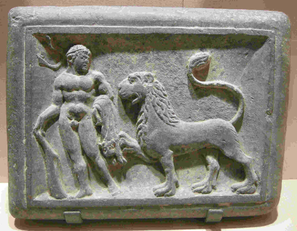 Best Greek Wine Tours - Gastronomy Tours Met gandhara hercules and the nemean lion 1st century 1 - Gastronomy Tours