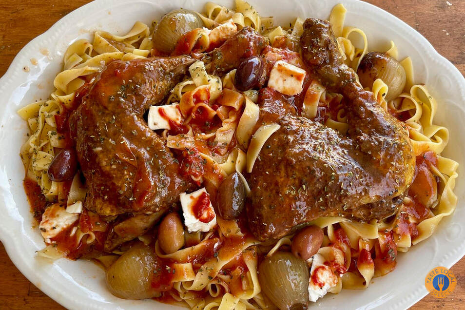 Glossary - Gastronomy Tours Bardouniotikos Rooster with Hilopites in the Oven (a G.G Recipe)
