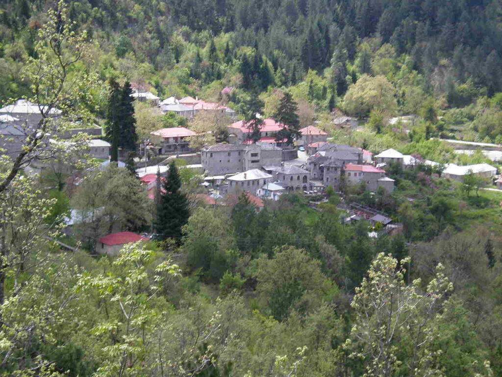 Pindus mountain range