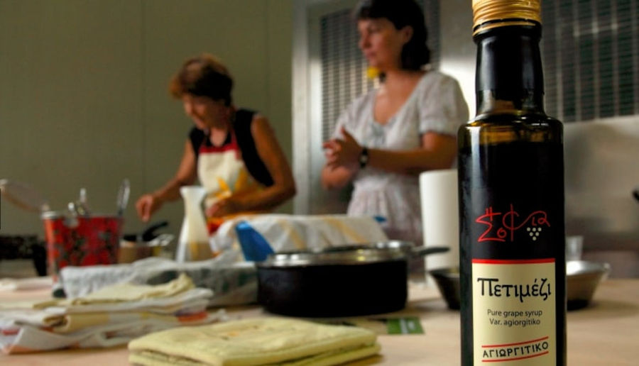 Production of Petimezi, Wisdom of Nature - Gastronomy Tours Production of Petimezi, Wisdom of Nature